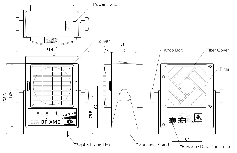 BF-XME WINSTAT Series Outline view